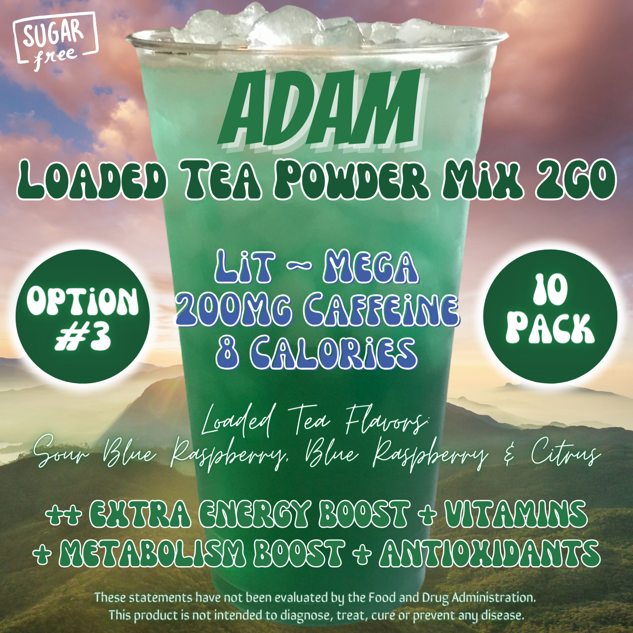 Adam: Loaded Tea Powder Mix 2GO Packets