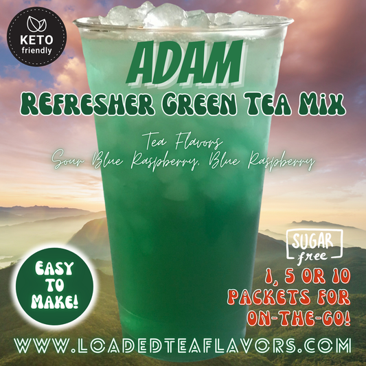 Adam: Refresher Green Tea Keto Beverage Powder 2GO Packets