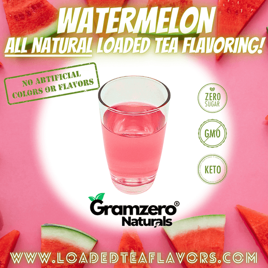 All Natural WATERMELON Sugar Free Drink Mix 🍉 Loaded Tea Flavoring