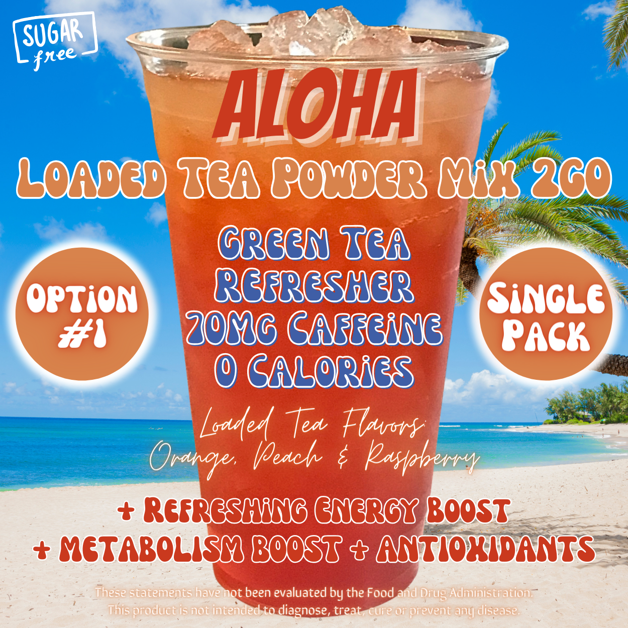 Aloha: Loaded Tea Powder Mix 2GO Packets