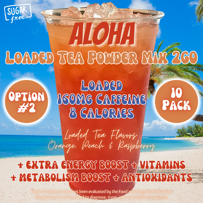 Aloha: Loaded Tea Powder Mix 2GO Packets