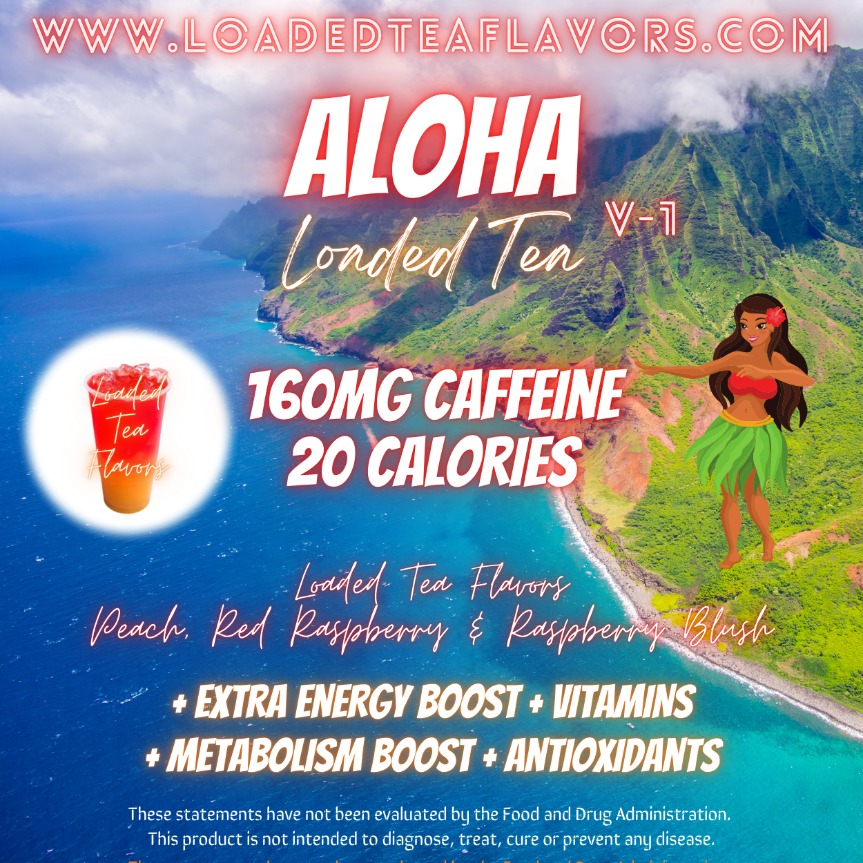 Aloha Herbalife Loaded Tea Recipe to Make DIY Loaded Teas at Home Vitamin Lit Mega Tea Energy Drink