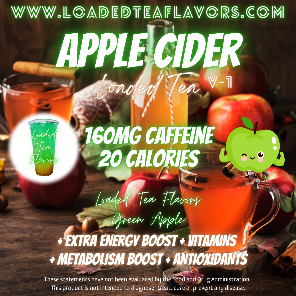 Apple Cider Flavored 🍏 Loaded Tea Recipe