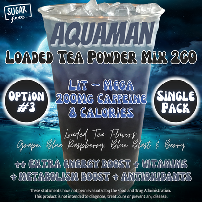 Aquaman: Loaded Tea Powder Mix 2GO Packets