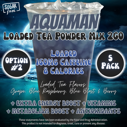 Aquaman: Loaded Tea Powder Mix 2GO Packets
