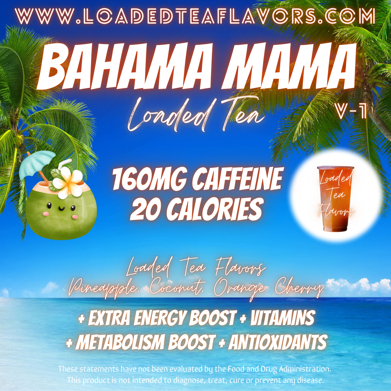 Bahama Mama Flavored 🌴 Loaded Tea Recipe