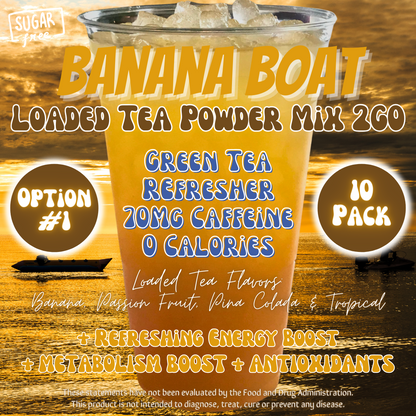 Banana Boat: Loaded Tea Powder Mix 2GO Packets