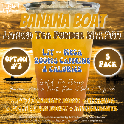 Banana Boat: Loaded Tea Powder Mix 2GO Packets