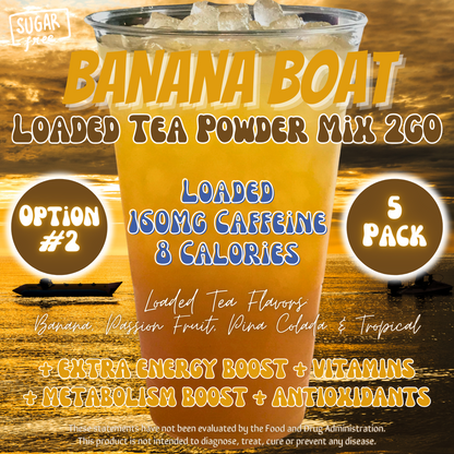 Banana Boat: Loaded Tea Powder Mix 2GO Packets