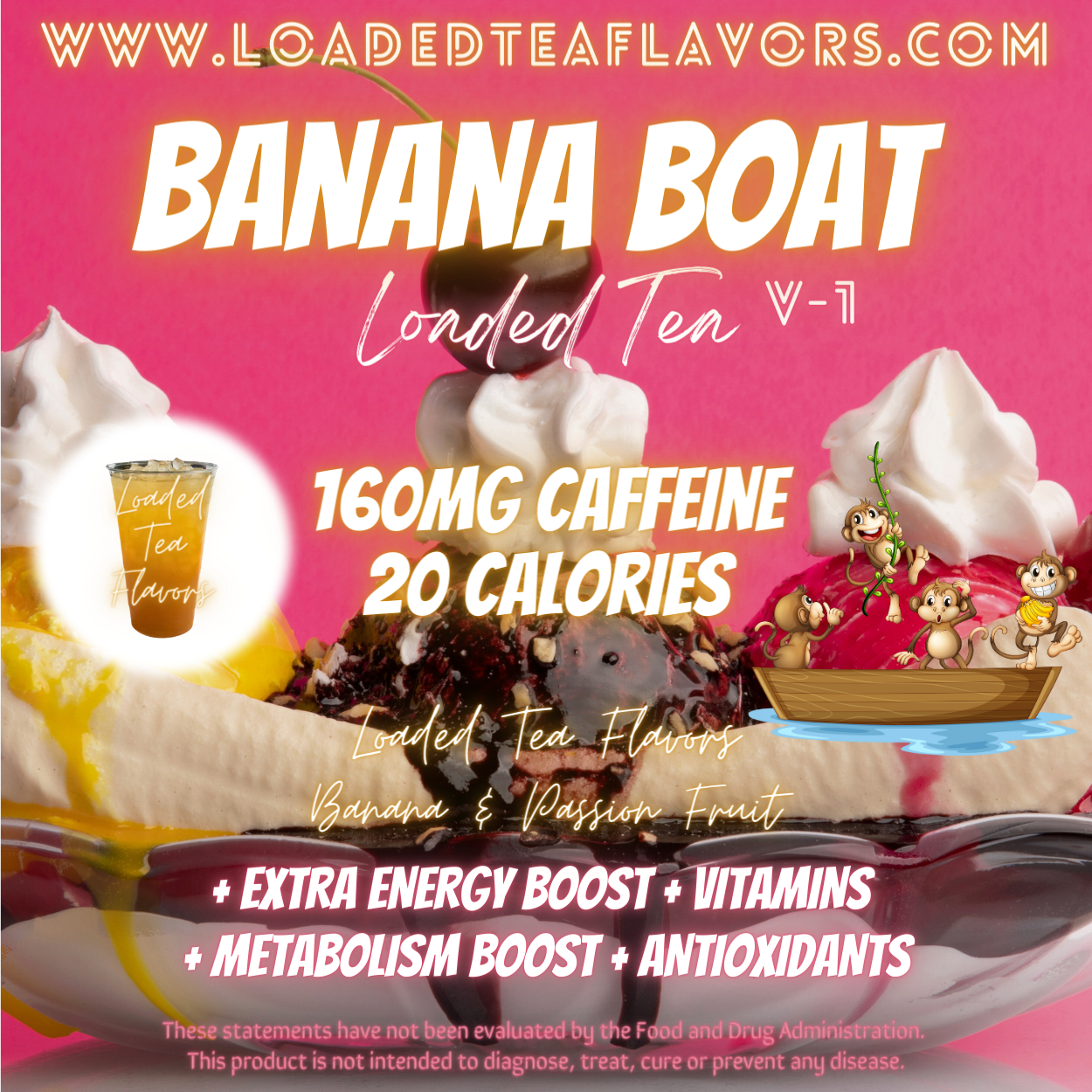 Banana Boat Flavored 🍌 Loaded Tea Recipe