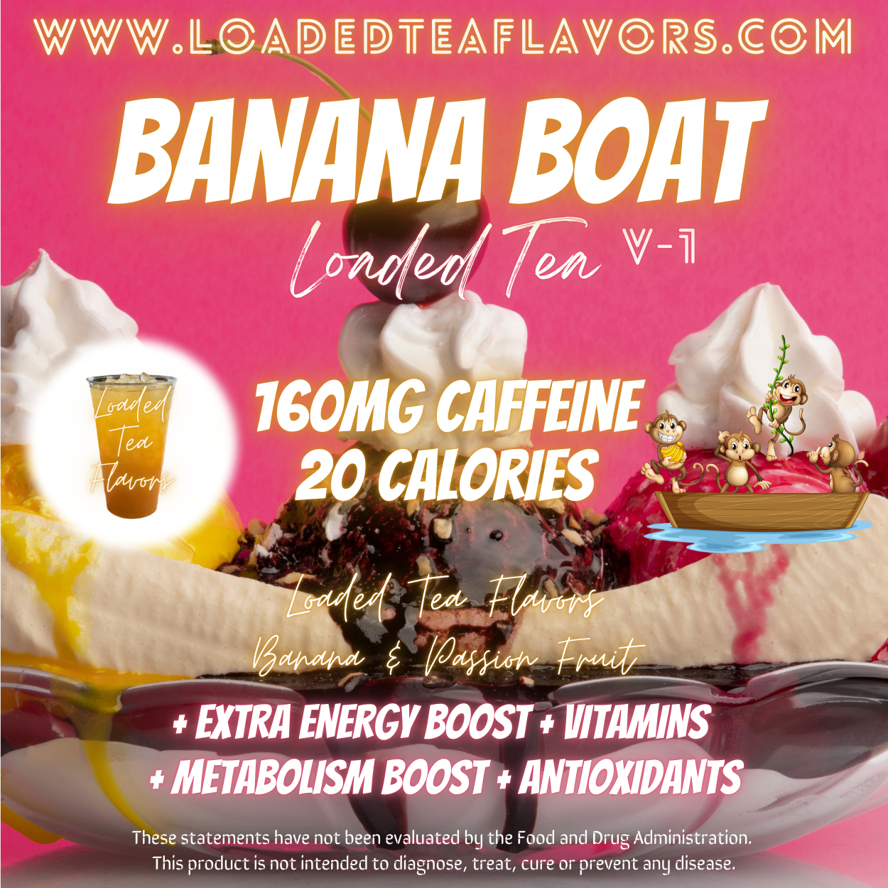 Banana Boat Flavored 🍌 Loaded Tea Recipe