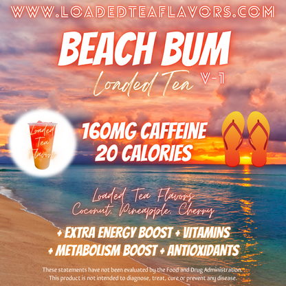 Beach Bum Flavored 🏄‍♂️  Loaded Tea Recipe