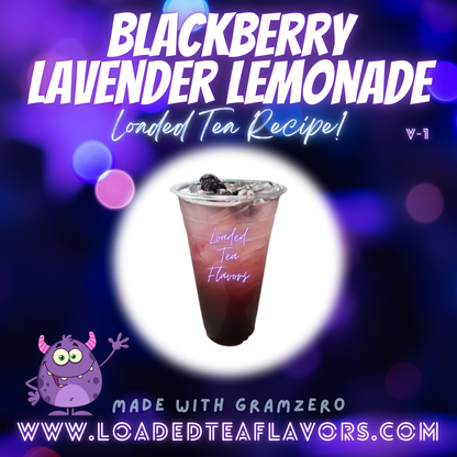 Blackberry Lavender Lemonade Flavored 💜 Loaded Tea Recipe