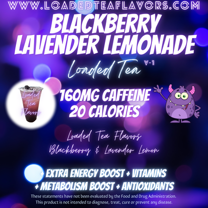 Blackberry Lavender Lemonade Flavored 💜 Loaded Tea Recipe