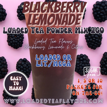 Blackberry Lemonade: Loaded Tea Mix 2GO Packets