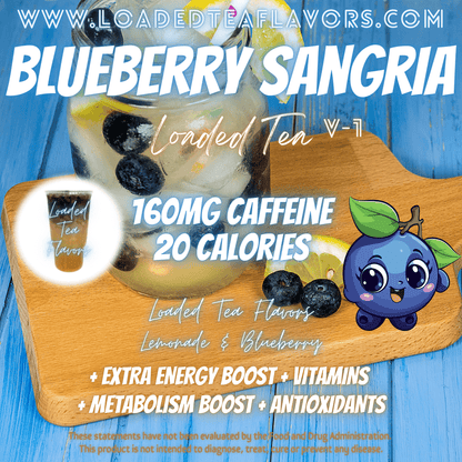 Blueberry Sangria Flavored 🫐 Loaded Tea Recipe