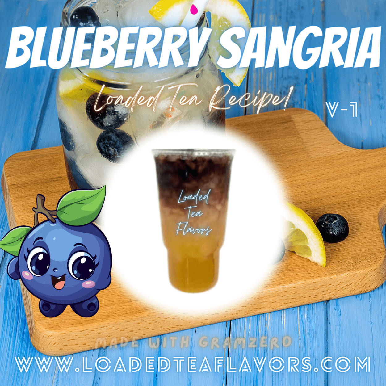 Blueberry Sangria Flavored 🫐 Loaded Tea Recipe