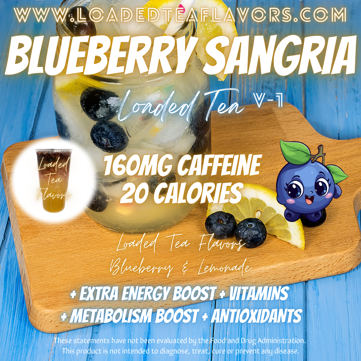 Blueberry Sangria Herbalife Loaded Tea Recipe to Make DIY Loaded Teas at Home Vitamin Lit Mega Tea Energy Drink