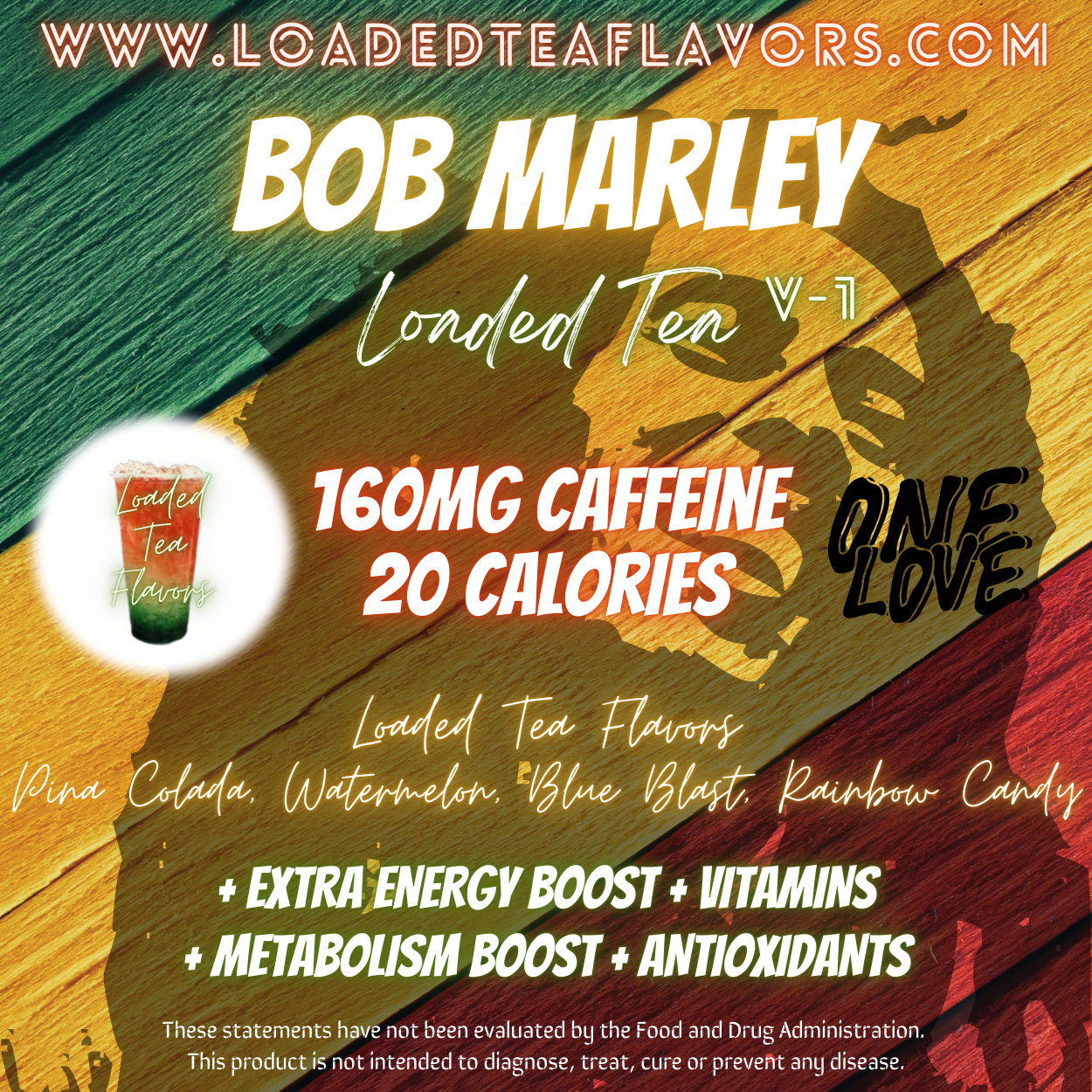 Bob Marley Herbalife Loaded Tea Recipe to Make DIY Loaded Teas at Home Vitamin Lit Mega Tea Energy Drink