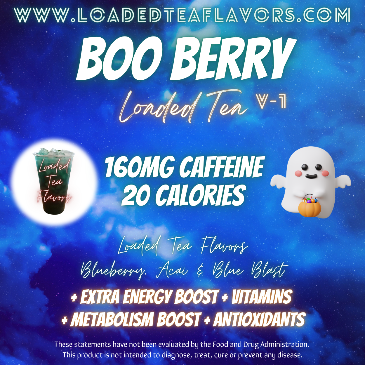 Boo Berry Flavored 👻 Loaded Tea Recipe