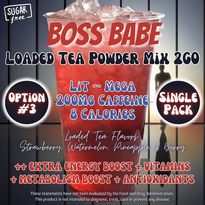 Boss Babe: Loaded Tea Powder Mix 2GO Packets