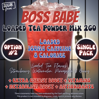 Boss Babe: Loaded Tea Powder Mix 2GO Packets
