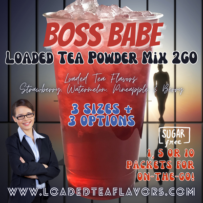 Boss Babe: Loaded Tea Powder Mix 2GO Packets