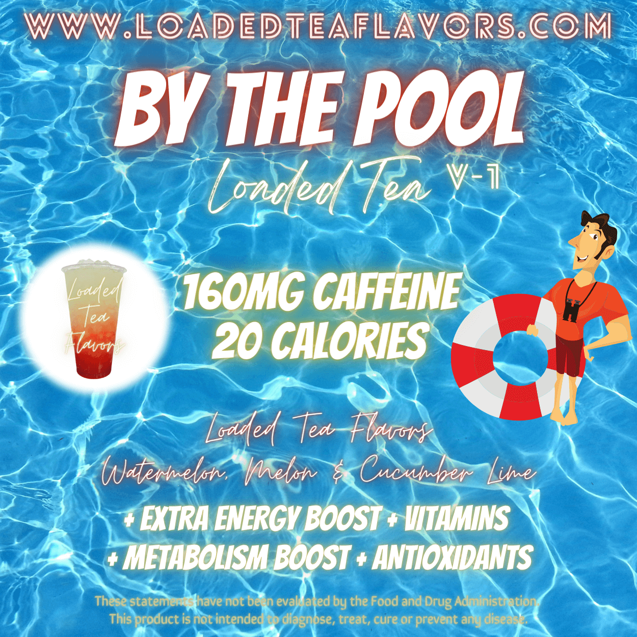 By the Pool Flavored 🏊‍♀️ Loaded Tea Recipe