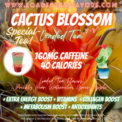 Cactus Blossom Specialty Herbalife Loaded Tea Recipe to Make DIY Loaded Teas at Home Vitamin Lit Mega Tea Energy Drink