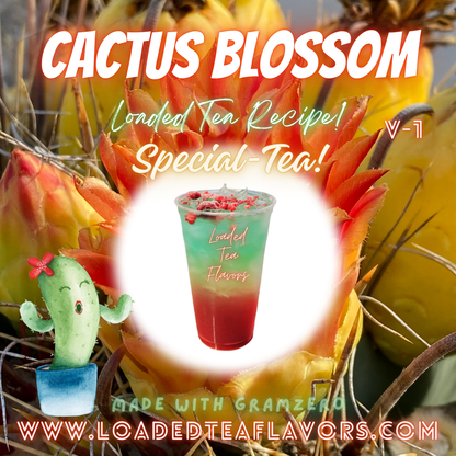 Cactus Blossom Specialty Herbalife Loaded Tea Recipes for Making Loaded Teas at Home Energy Tea DIY