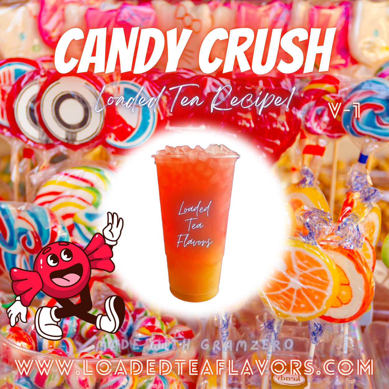 Candy Crush Herbalife Loaded Tea Recipes for Making Loaded Teas at Home Energy Tea DIY