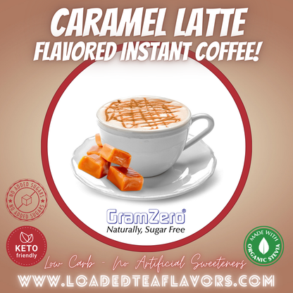 Caramel Latte Best instant cappuccino mix powder no artificial sweeteners keto friendly quality powdered specialty coffee drink