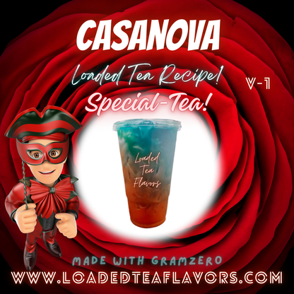 Casanova Flavored 🌹 Specialty Loaded Tea Recipe