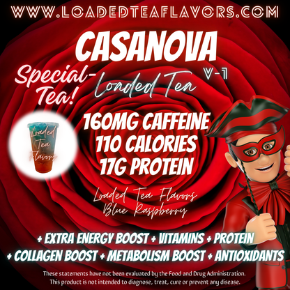 Casanova Flavored 🌹 Specialty Loaded Tea Recipe