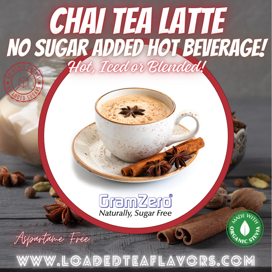 CHAI TEA LATTE ☕ No Sugar Added | Instant Stevia Hot Beverage Mix