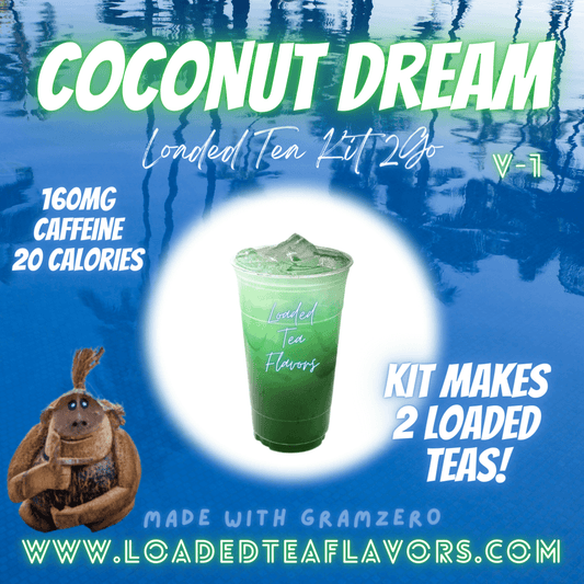 Coconut Dream Loaded Tea Kit Make Loaded Teas At Home To Go Energy Drink