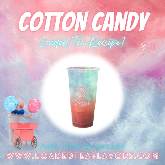 Cotton Candy V1 Flavored 🍭 Loaded Tea Recipe