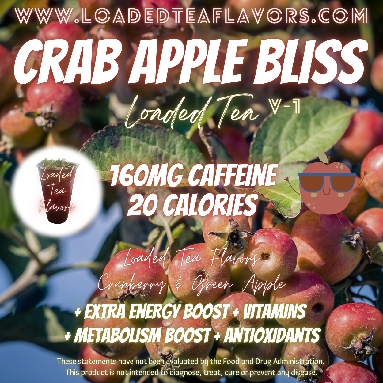 Crab Apple Bliss Flavored 🍎 Loaded Tea Recipe