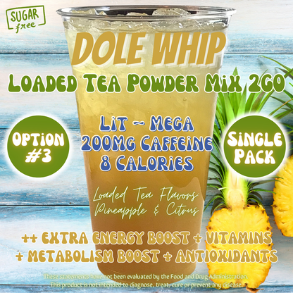 Dole Whip: Loaded Tea Powder Mix 2GO Packets