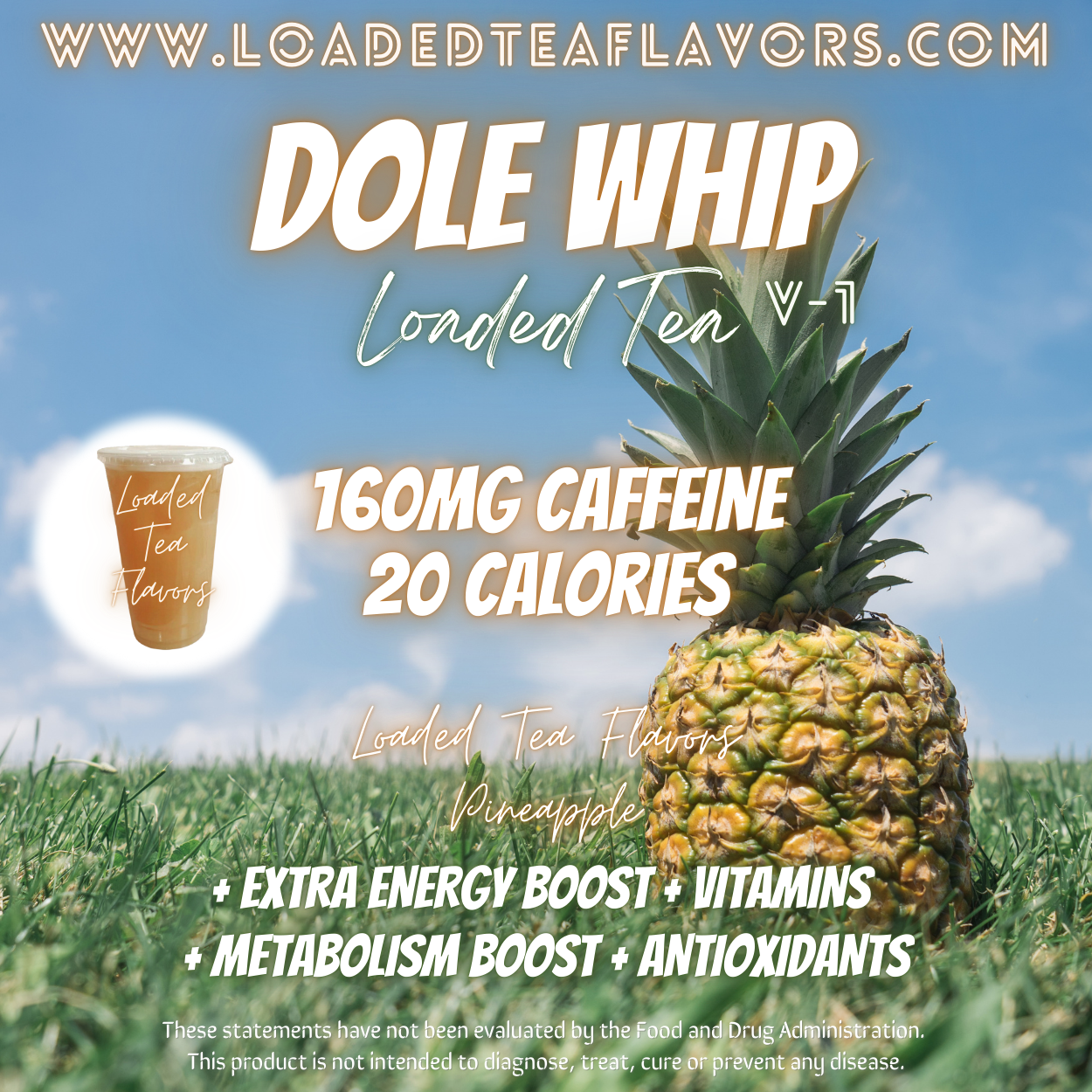 Dole Whip Flavored 🍍 Loaded Tea Recipe