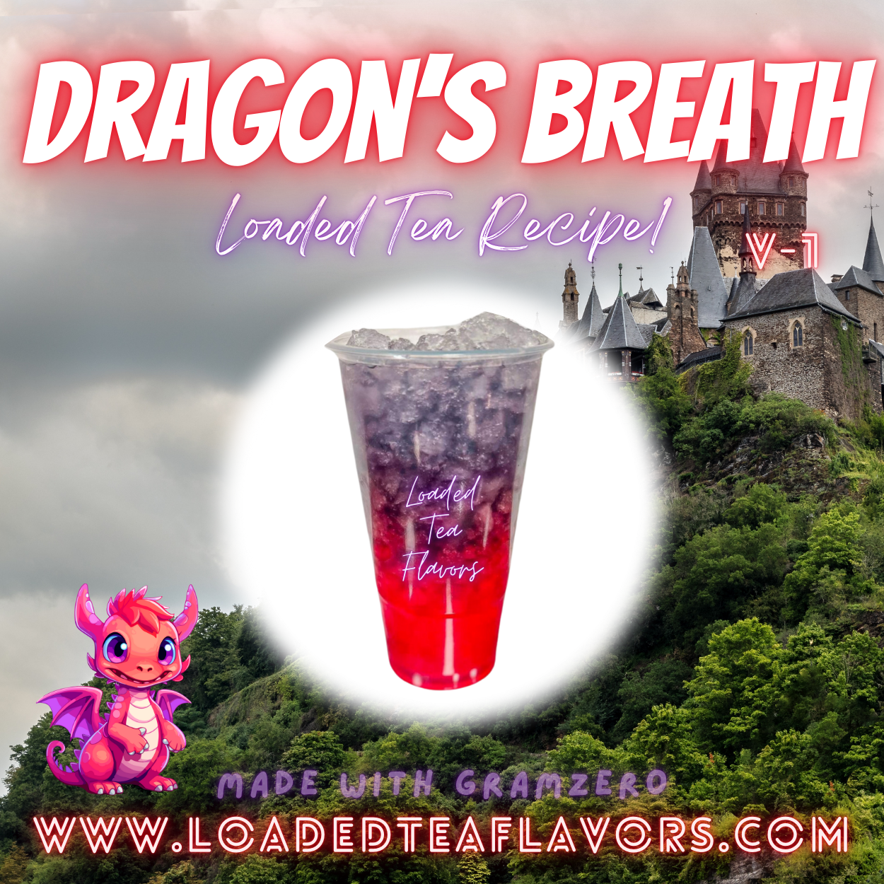 Dragon's Breath Flavored 🐉 Loaded Tea Recipe