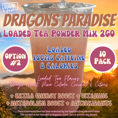 Dragons Paradise: Loaded Tea Powder Mix 2GO Packets