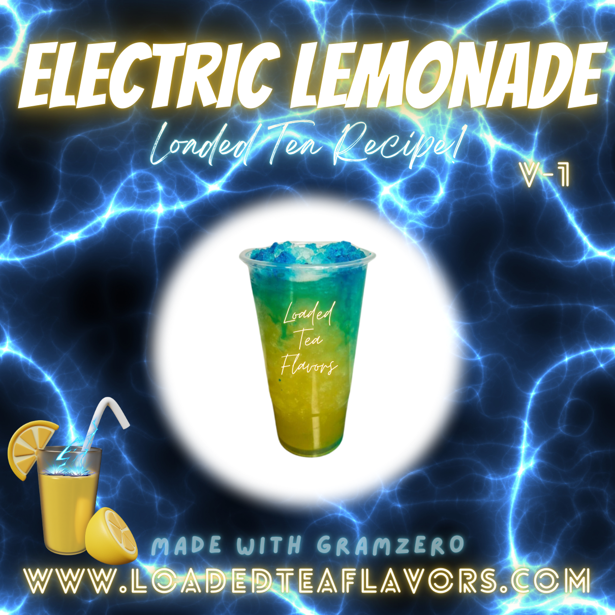 Electric Lemonade Flavored ⚡🍋 Loaded Tea Recipe