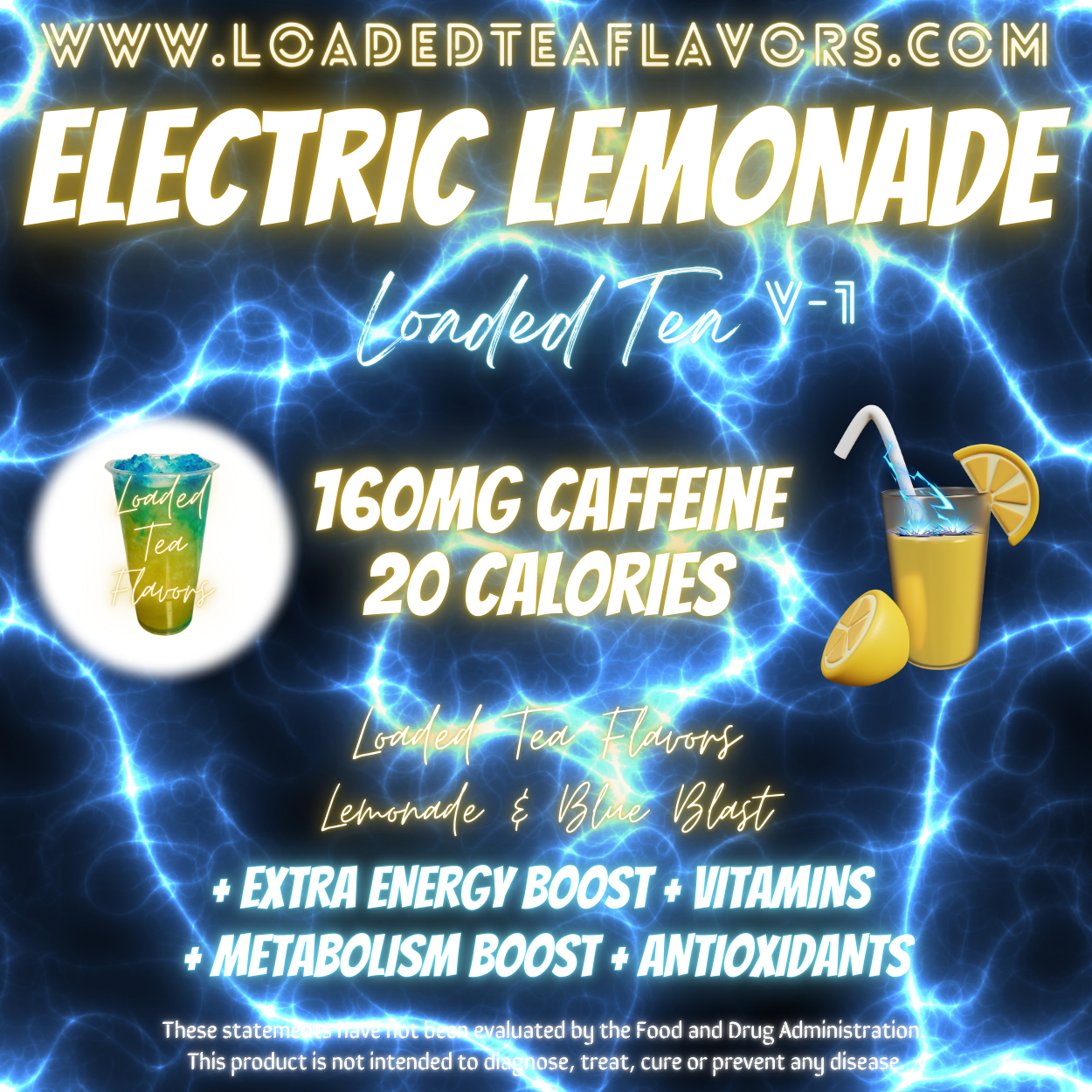 Electric Lemonade Flavored ⚡🍋 Loaded Tea Recipe