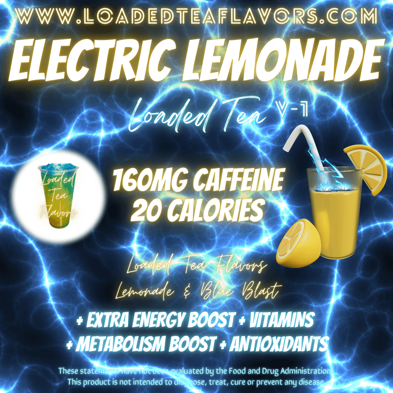 Electric Lemonade Flavored ⚡🍋 Loaded Tea Recipe