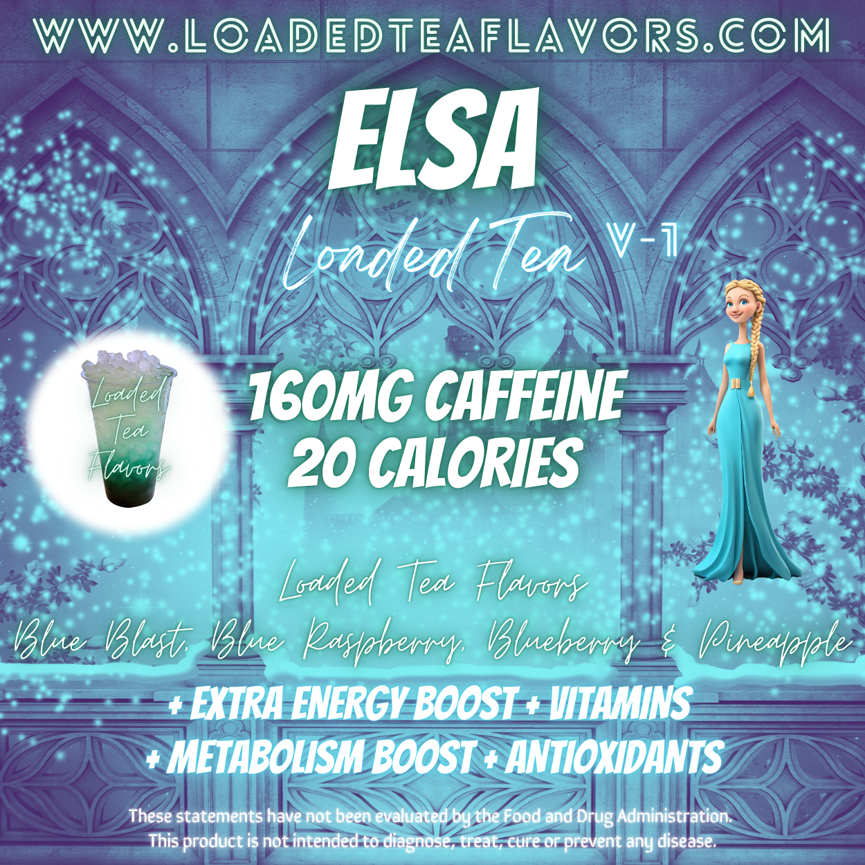 Elsa Flavored 👸 Loaded Tea Recipe