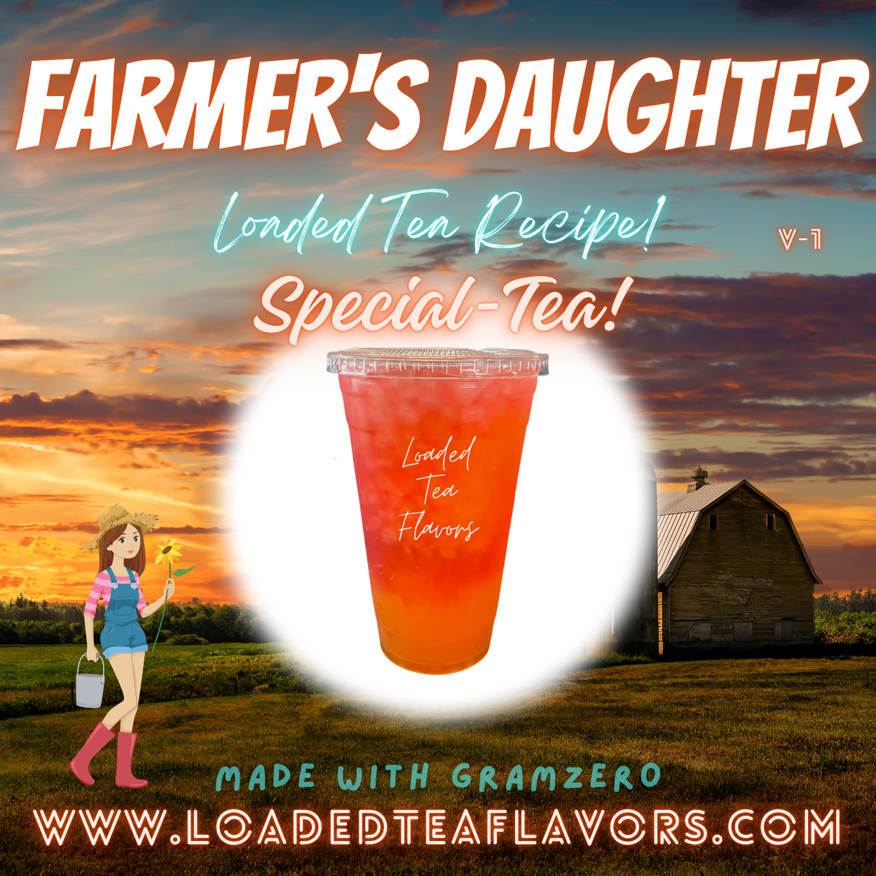 Farmer's Daughter Flavored 👩‍🌾 Specialty Loaded Tea Recipe