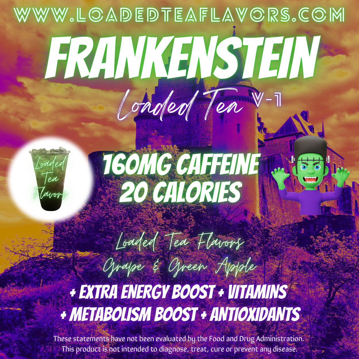 Frankenstein Flavored 🏰 Loaded Tea Recipe