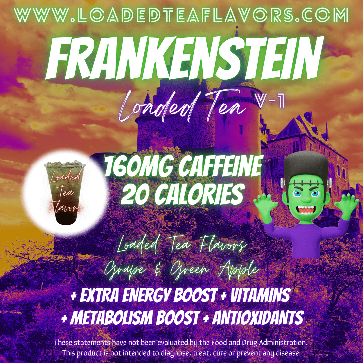 Frankenstein Flavored 🏰 Loaded Tea Recipe