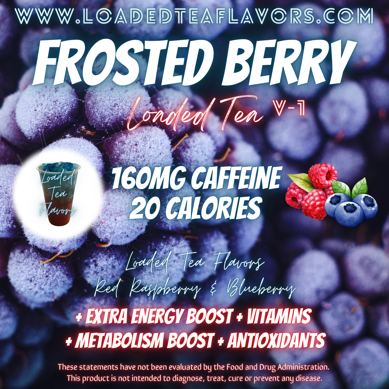 Frosted Berry Flavored 🥶 Loaded Tea Recipe